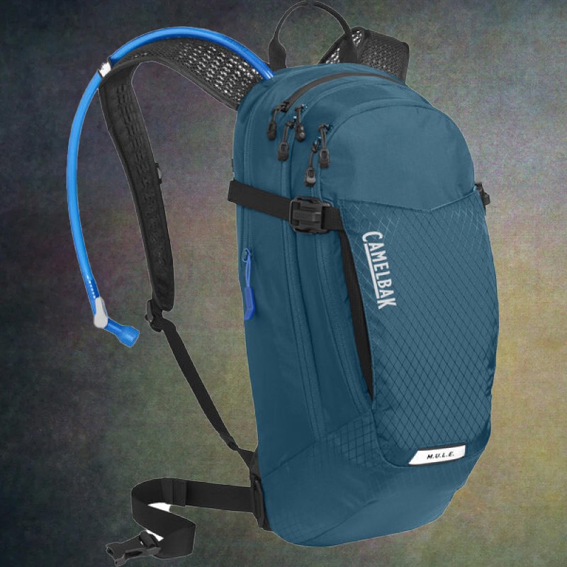 M.U.L.E. 12 100 Ounce Hydration Pack - (Moroccan BlueBlack)