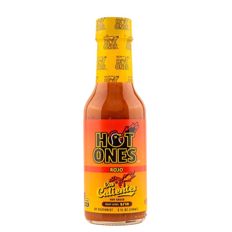 Los Calientes Rojo Hot Sauce - Heat Level 5/10 Los Calientes Rojo Hot Sauce - Heat Level 5/10