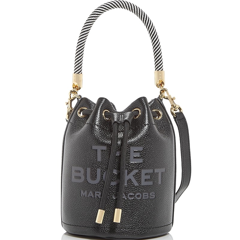 Leather Sack Bag Black