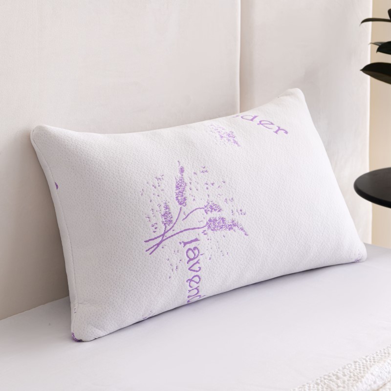 Lavender Memory Foam Bed Pillow - (36x19)