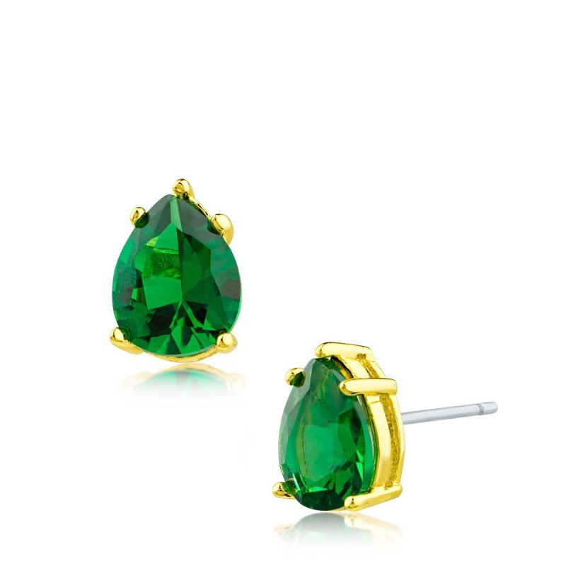 CZ by Kenneth Jay Lane Pear Studs