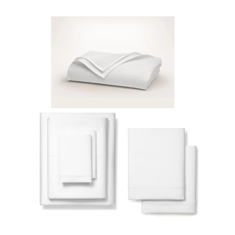 Bundle 3 - Bedding Cooling Bundle Queen - (White)