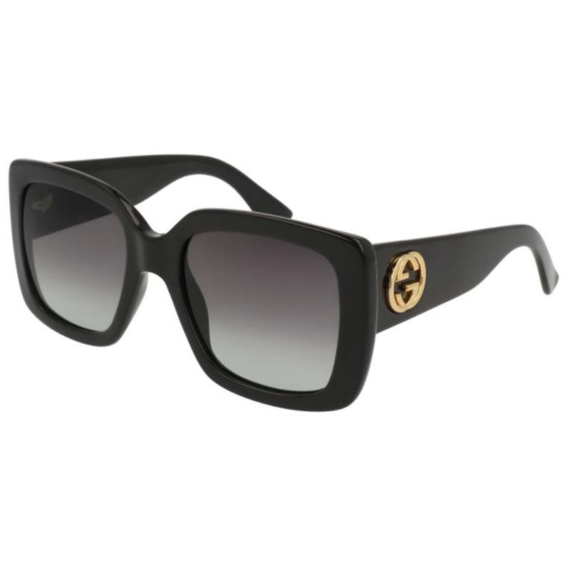 Ladies Square Shape Sunglasses - (Black)