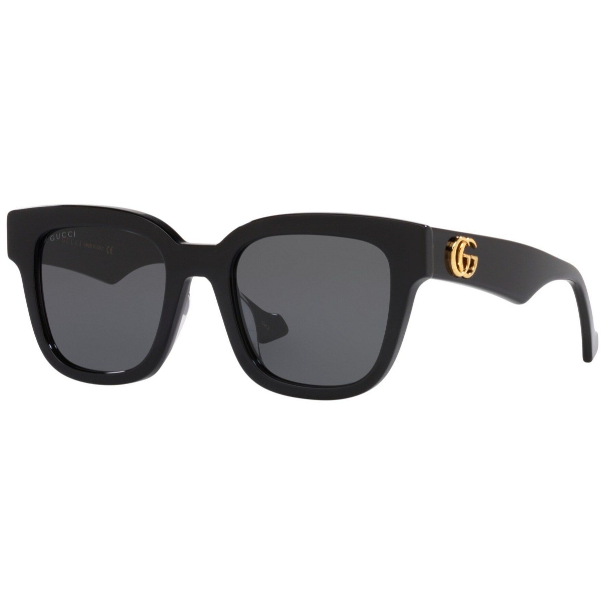 Women's Shiny Black Rectangular Sunglasses Women's Shiny Black Rectangular Sunglasses