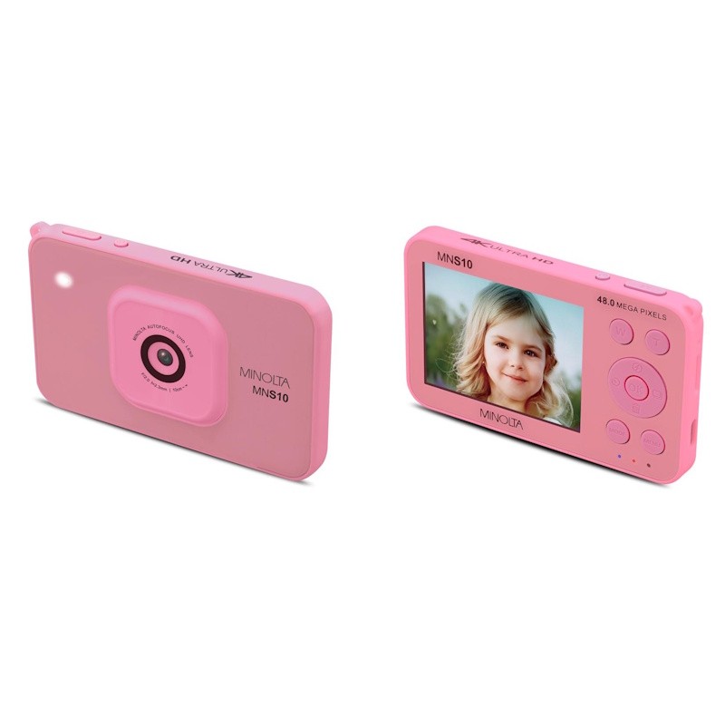 48MP/4K UHD Autofocus Super Slim Camera - (Pink)