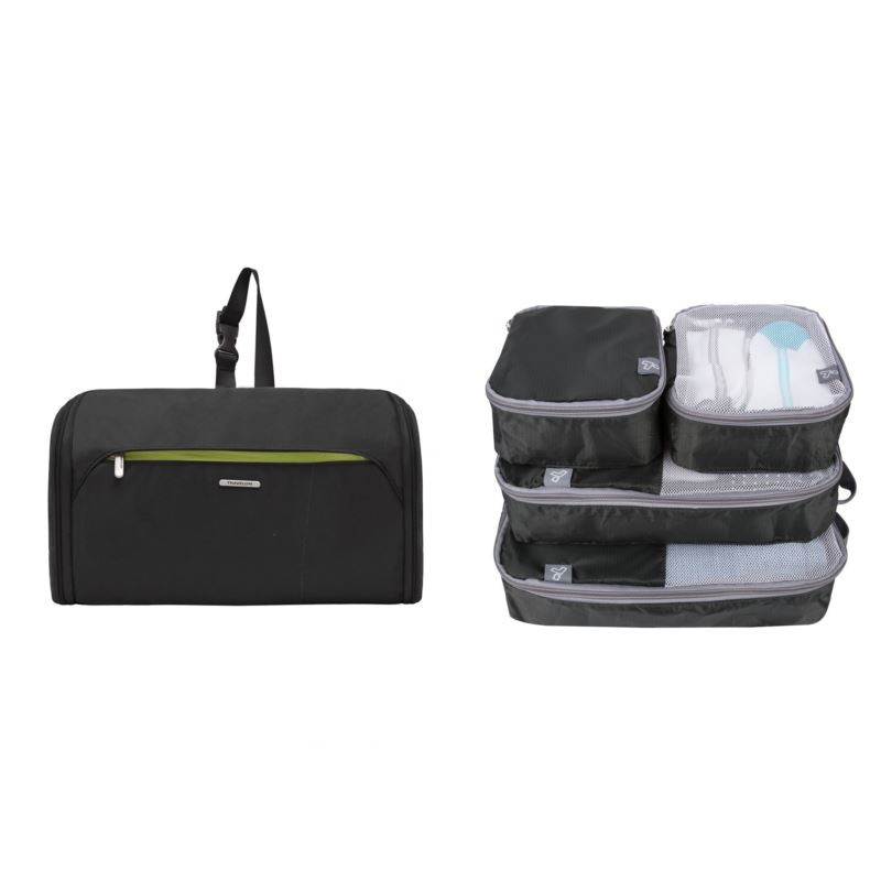 Toiletry Kit with Set of 4 Soft Pack Organizers Toiletry Kit with Set of 4 Soft Pack Organizers