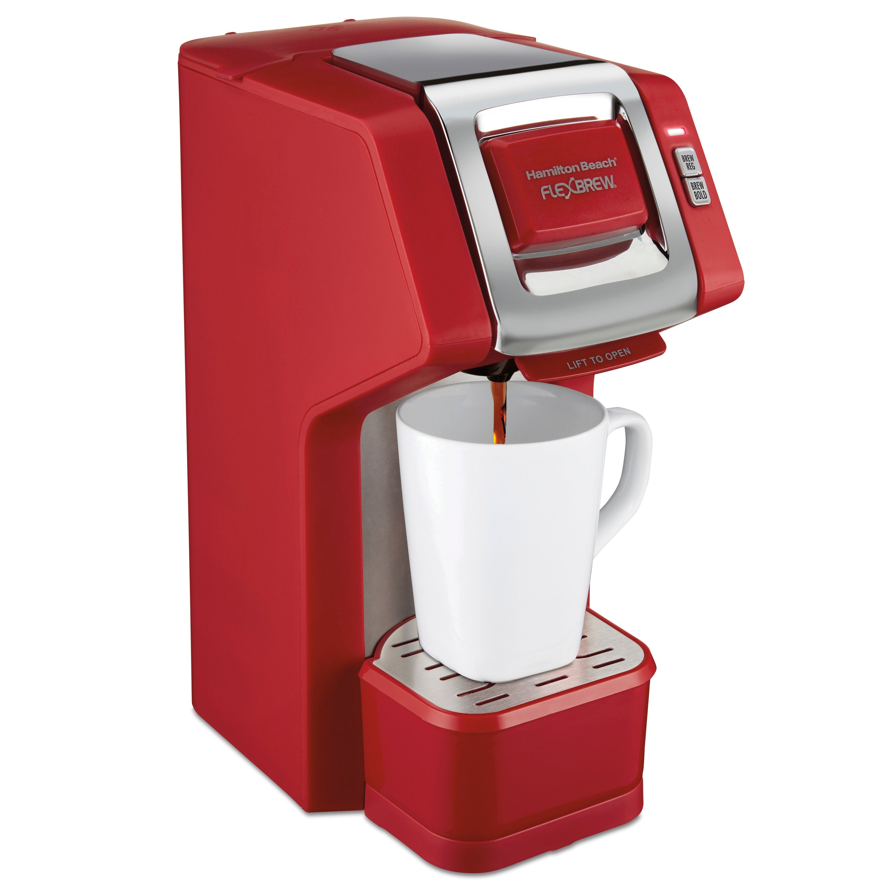 FlexBrew Single Serve Coffeemaker Red