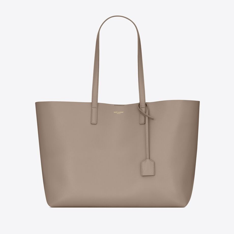 Large Supple E/W Tote Bag - Taupe