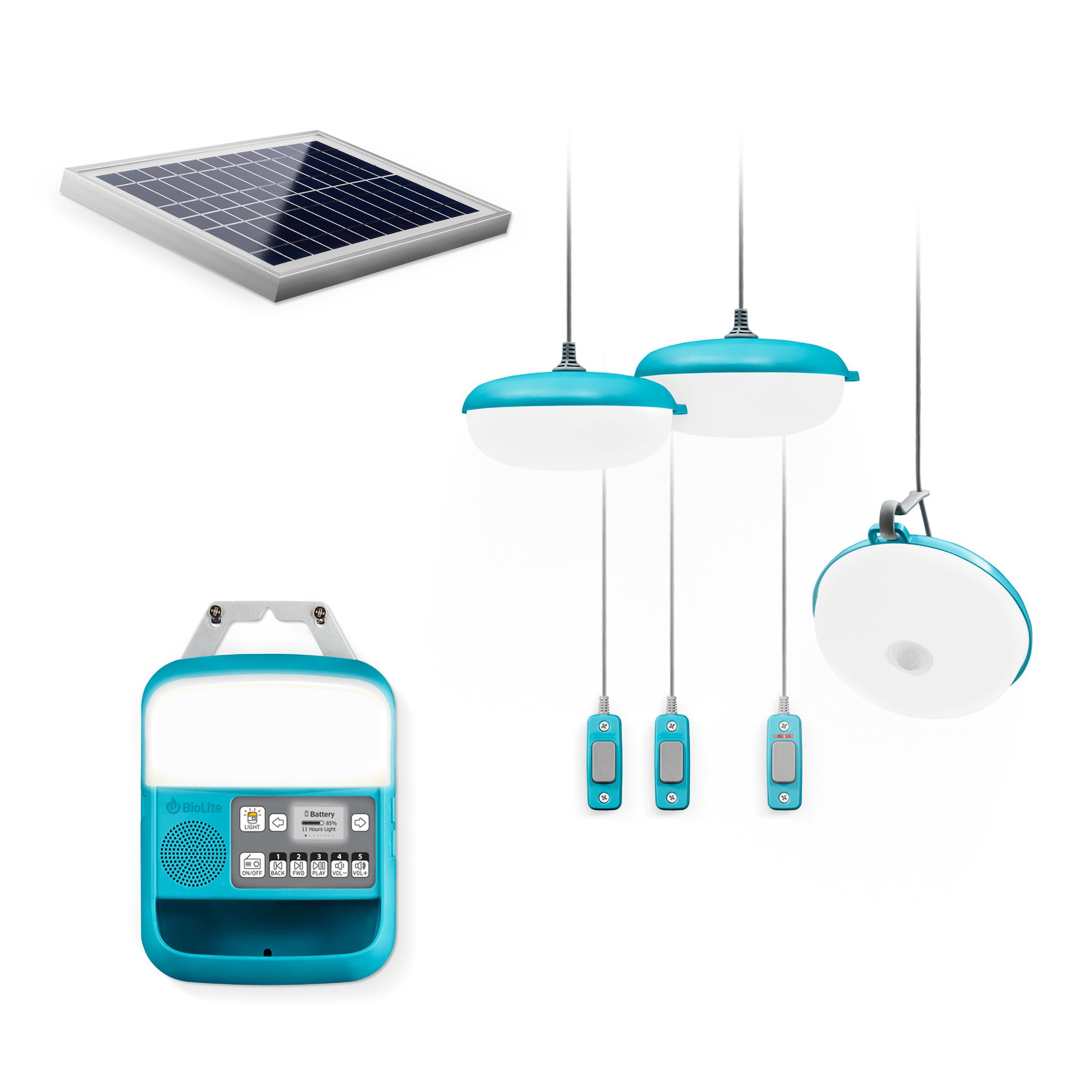 SolarHome 620+ Solar Light Charger and Radio System