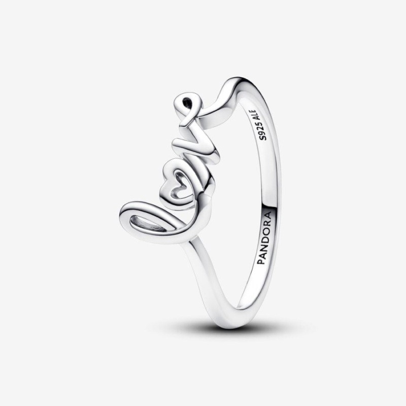 Handwritten Love Ring Size 7