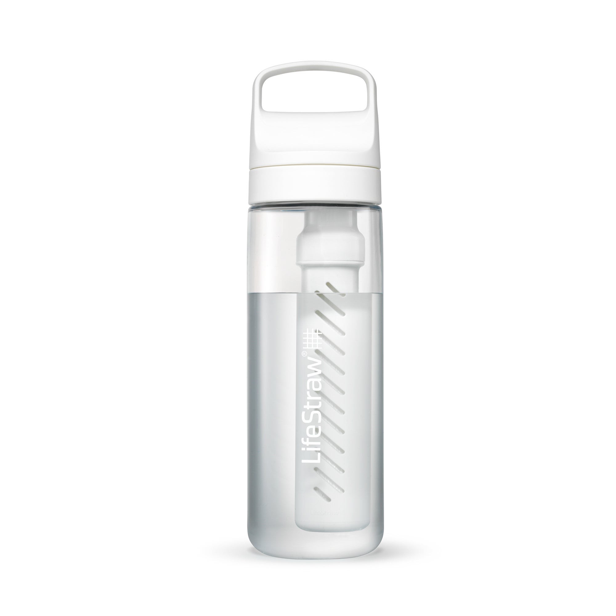 Lifestraw Go 22oz Filtered Water Bottle Polar White