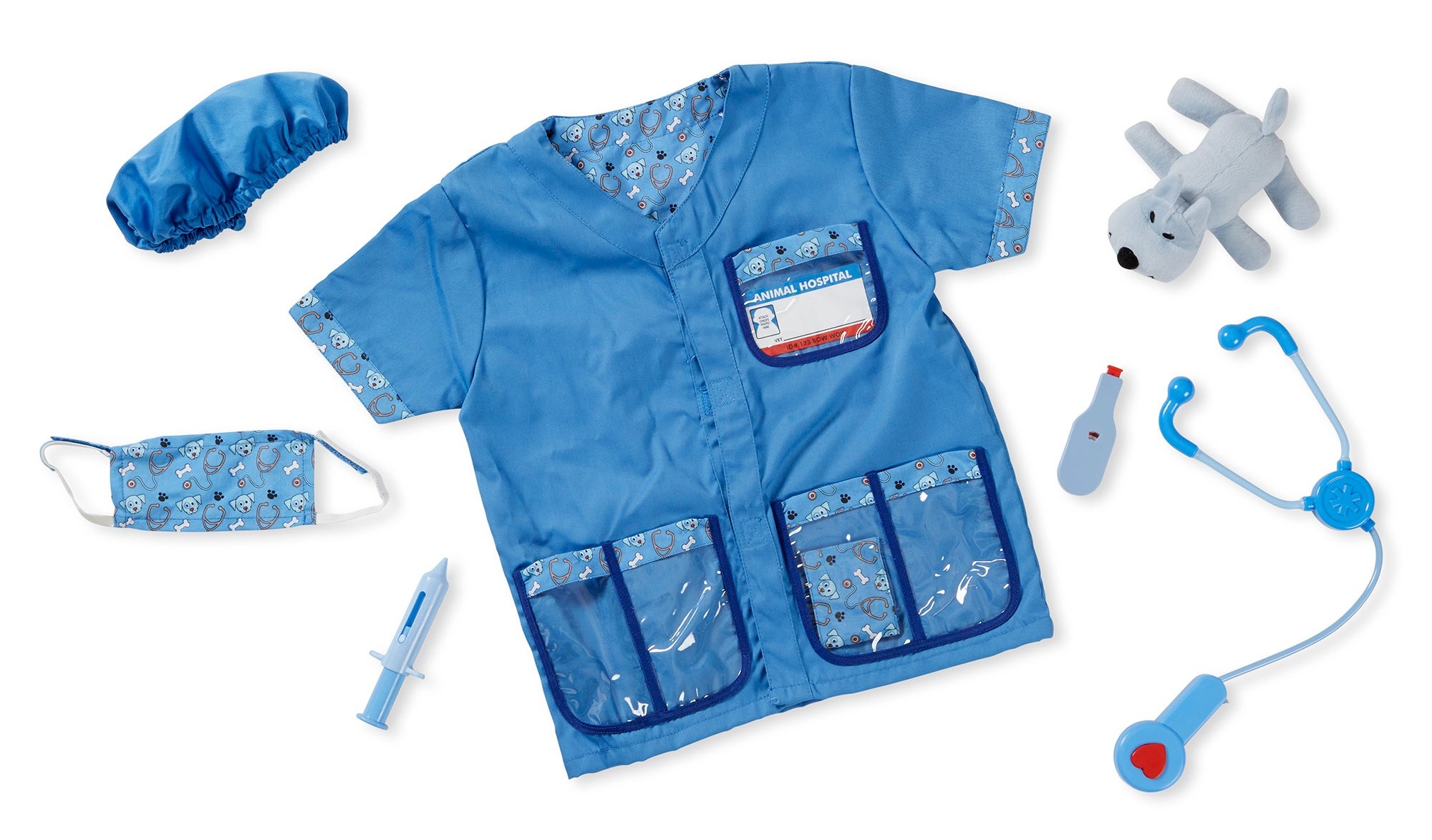 Veterinarian Role Play Costume Set Ages 3-6 Years
