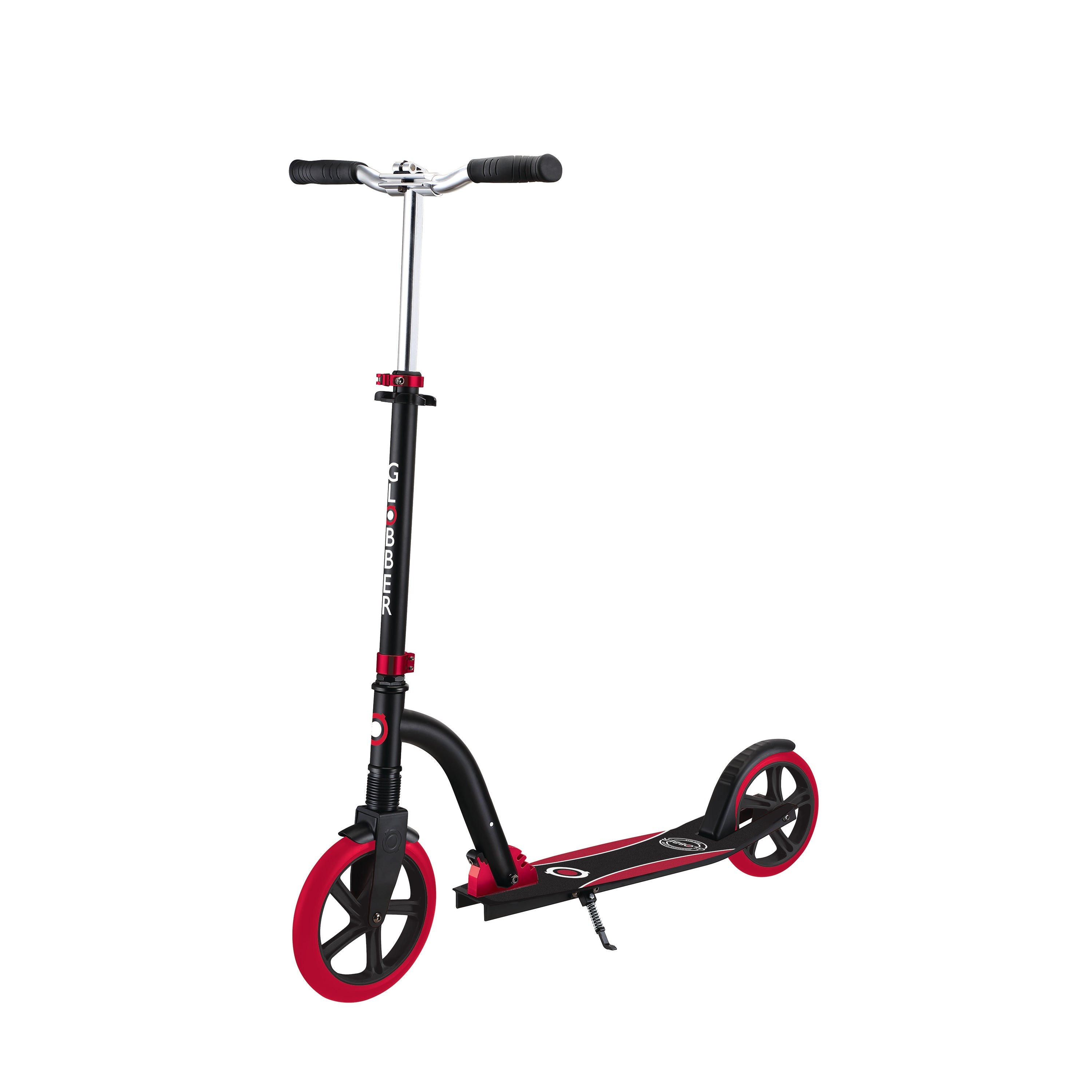 NL 230-205 Duo Big Wheel Folding Scooter - Ages 14+ Years Red
