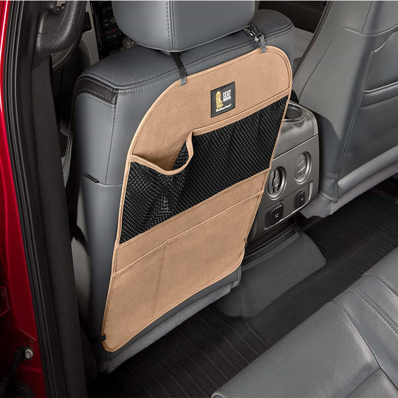 Seat Back Protector and Organizer - (Tan)