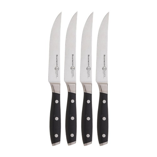 Messermeister Avanta Black POM 4-Piece Fine Edge Steak Knife Set