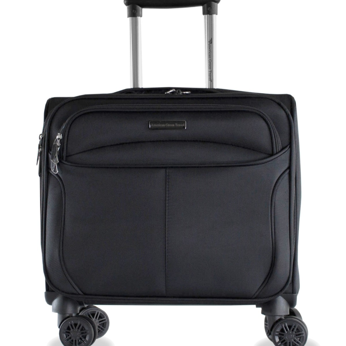 Madison Carry-On Spinner Briefcase, Black