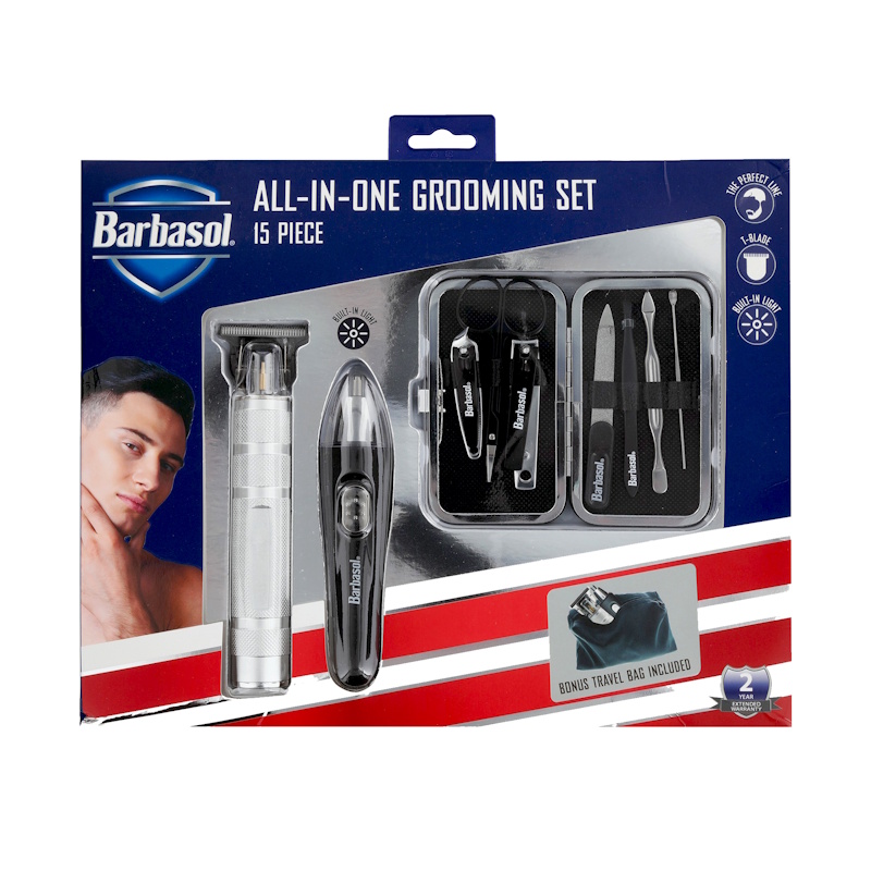 15-piece Essential Grooming Kit