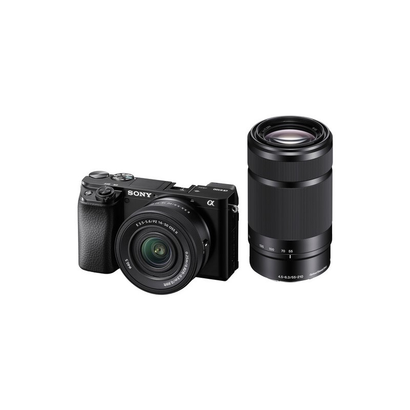 Mirrorless Camera with 16-50mm and 55-210mm Lenses
