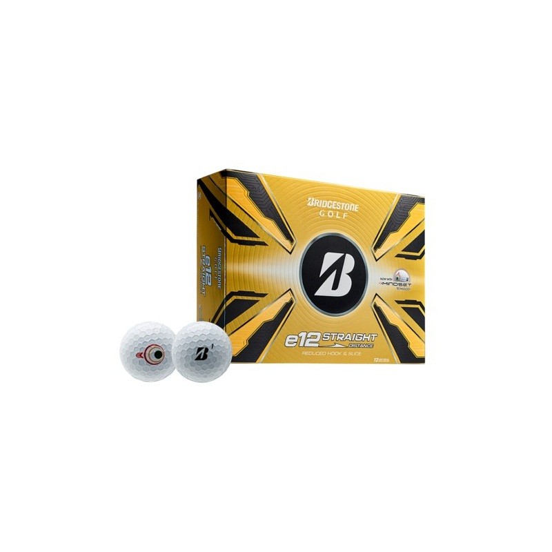 Bridgestone e12 Straight Golf Balls White, 2025 White Bridgestone e12 Straight Golf Balls White, 2025 White
