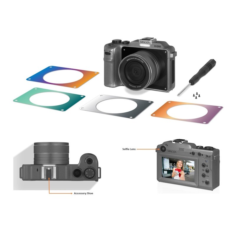 56MP/4K Autofocus Digital Camera - (Gray)