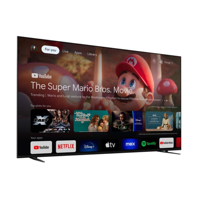 Bravia 75 Inch QLED 4K HDR Smart Google TV