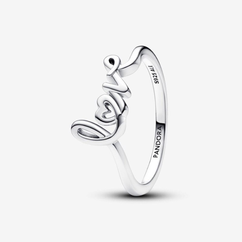 Handwritten Love Ring, Size 8.5