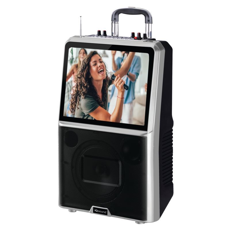 Touchscreen Karaoke System with Built-in Speaker