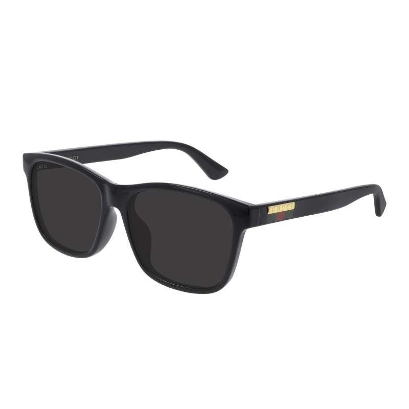 Men's Shiny Black Rectangular Sunglasses Men's Shiny Black Rectangular Sunglasses