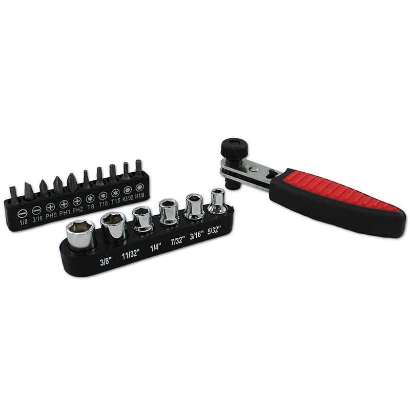 17 - Piece Ratchet Driver Tool Set