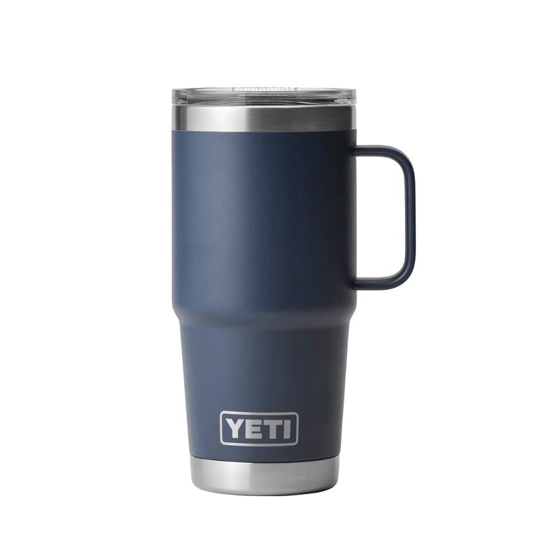 YETI Rambler 20 oz. Travel Mug with Stronghold Lid - NAVY YETI Rambler 20 oz. Travel Mug with Stronghold Lid - NAVY