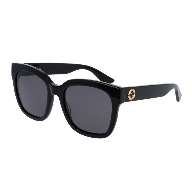 Women's Shiny Black Rectangular Sunglasses Women's Shiny Black Rectangular Sunglasses