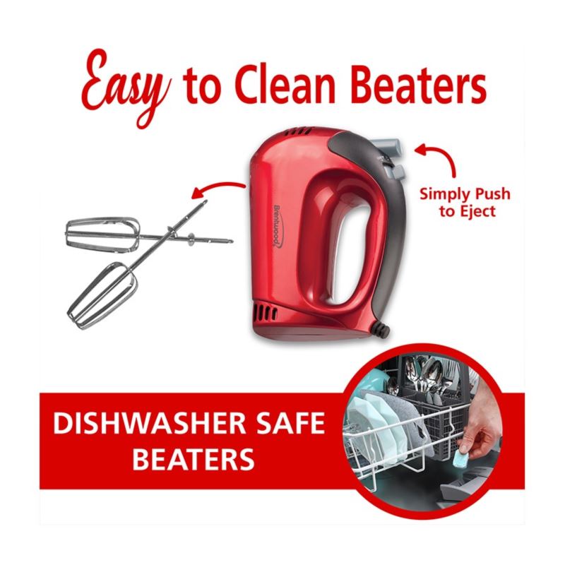 5-Speed Lightweight Electric Hand Mixer 5-Speed Lightweight Electric Hand Mixer