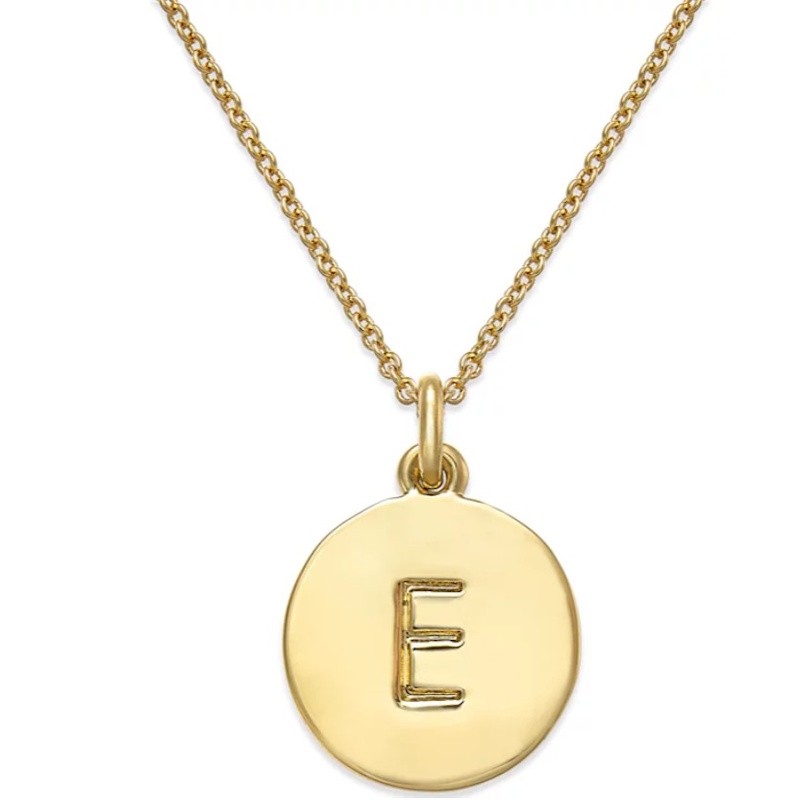 E Pendant - Gold