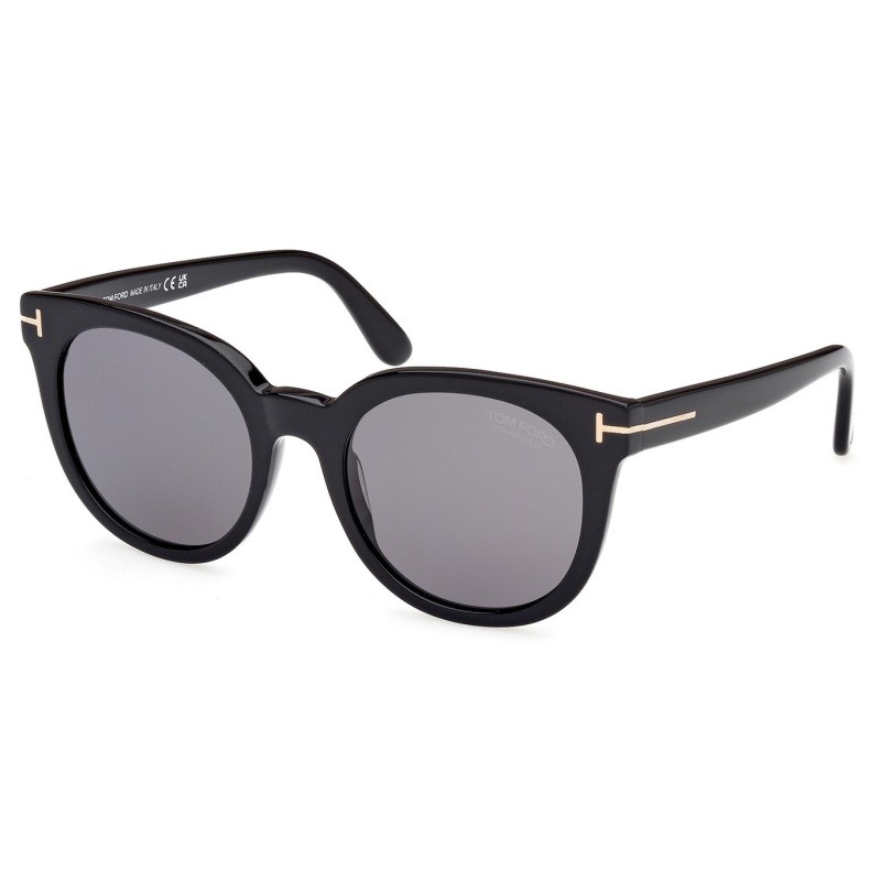 Tom Ford Moira Polarized Smoke Cat Eye Ladies Sunglasses Tom Ford Moira Polarized Smoke Cat Eye Ladies Sunglasses