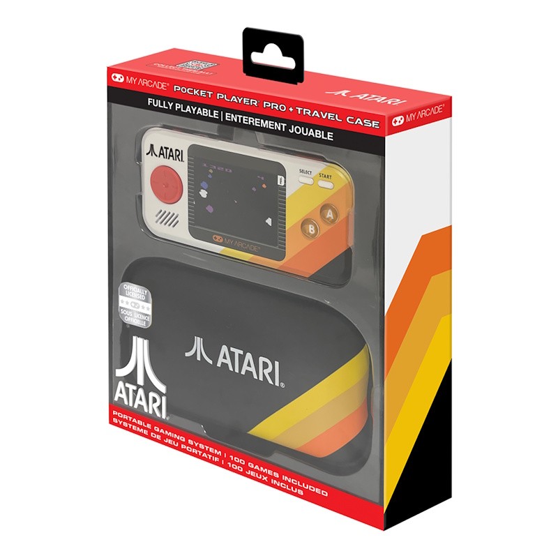 Atari Portable Pocket Player Pro with Case Atari Portable Pocket Player Pro with Case