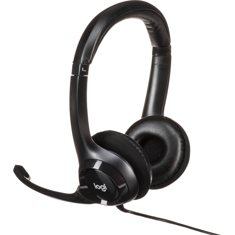 USB H390 Headset with Noise Canceling Microphone - (Black)