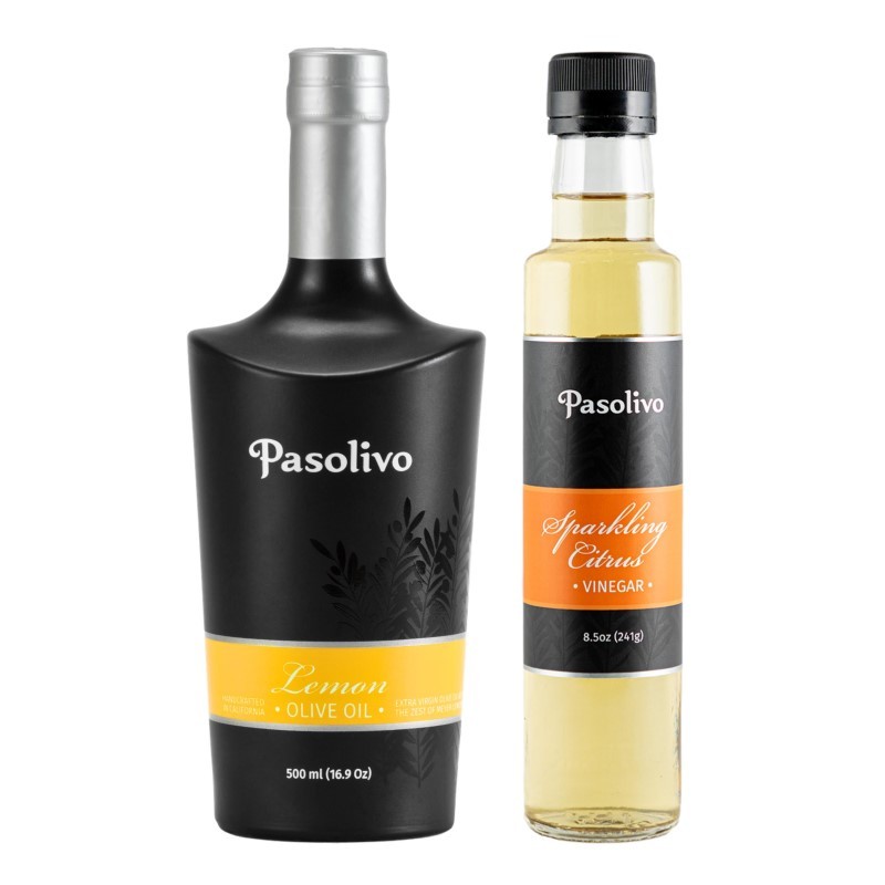 Lemon Olive Oil 500mL & Sparkling Citrus Vinegar 8.5oz