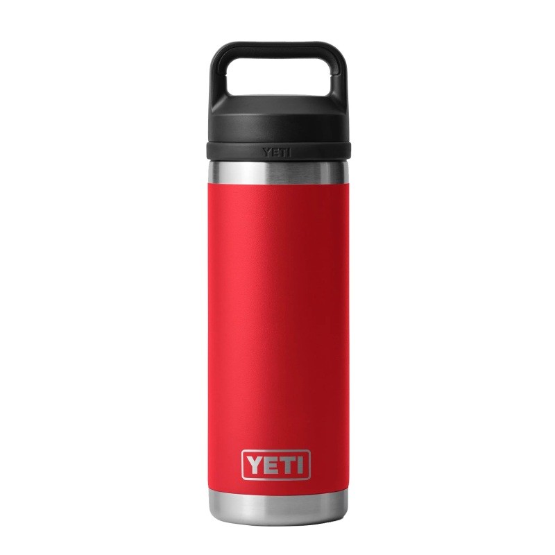 YETI Rambler 18 oz. Bottle with Chug Cap - RESCUE RED YETI Rambler 18 oz. Bottle with Chug Cap - RESCUE RED