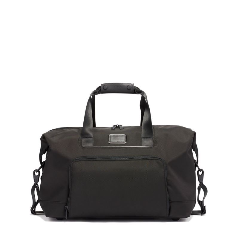 Alpha 3 Double Expansion Travel Satchel - (Black)