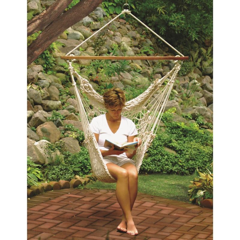 Hanging Cotton Rope Chair Hanging Cotton Rope Chair