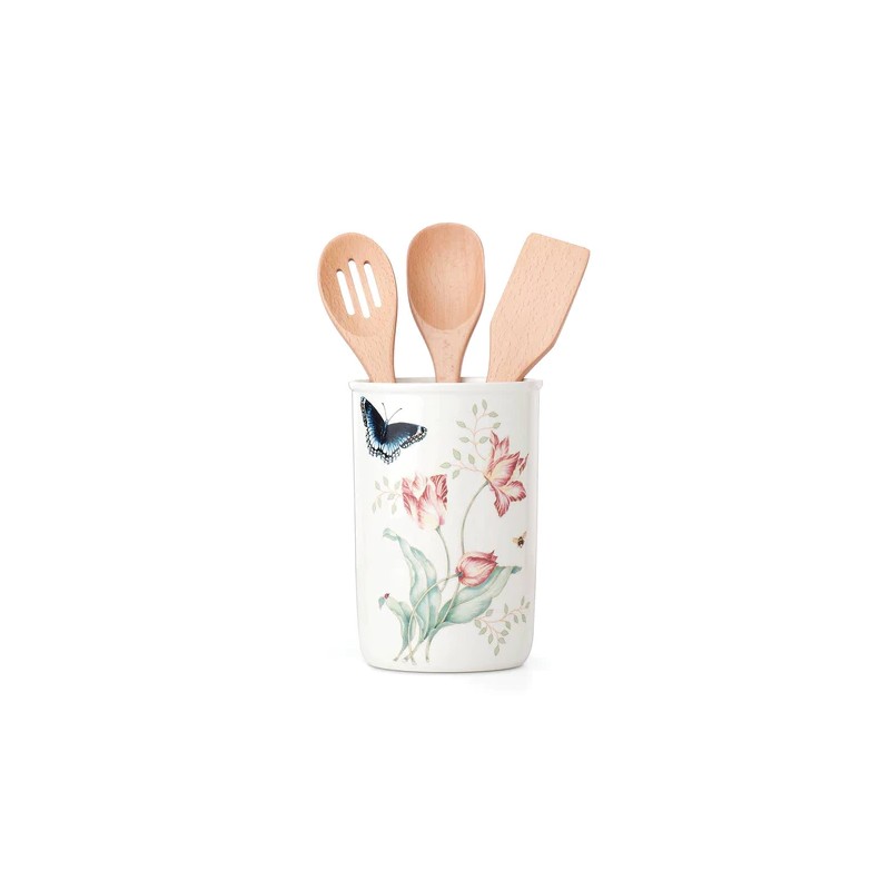 Butterfly Meadow Utensil Jar with Utensils