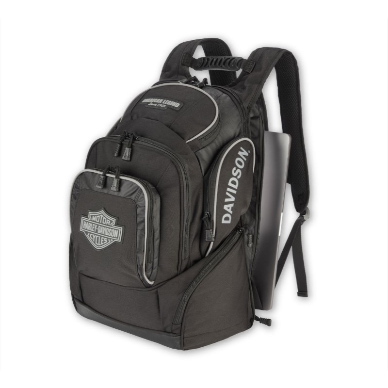 Legend Backpack - (Black/Silver)