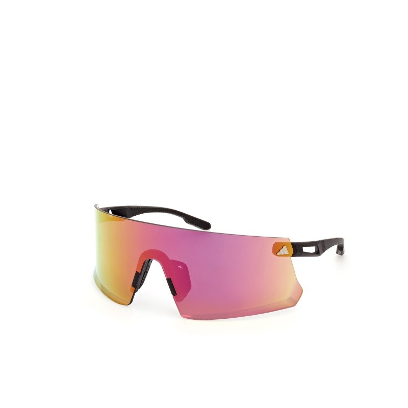 Matte black Shield Sunglasses