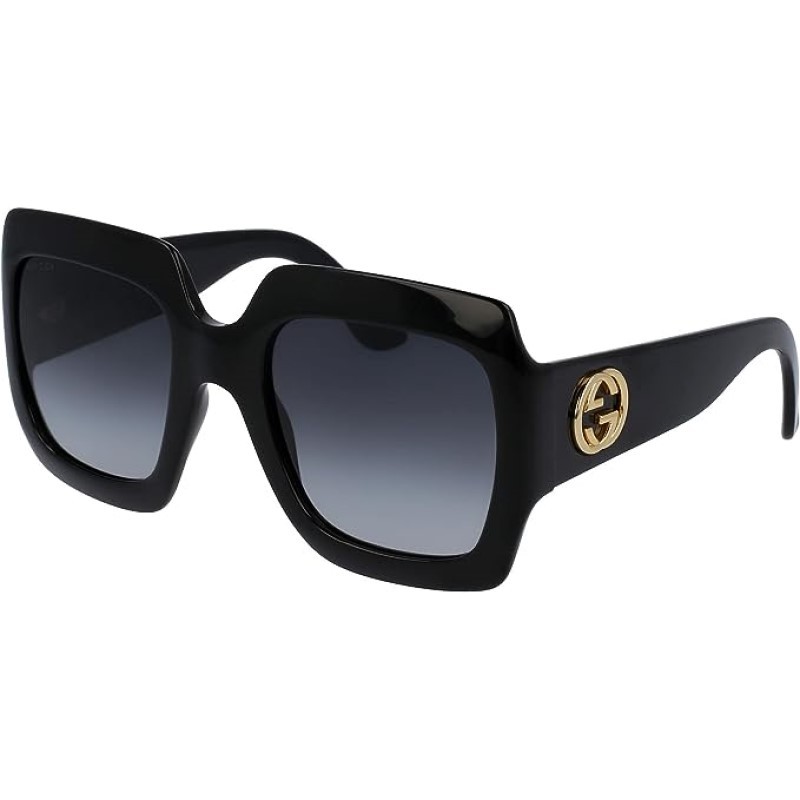 Womens Oversized Square Sunglasses - (Black) Womens Oversized Square Sunglasses - (Black)