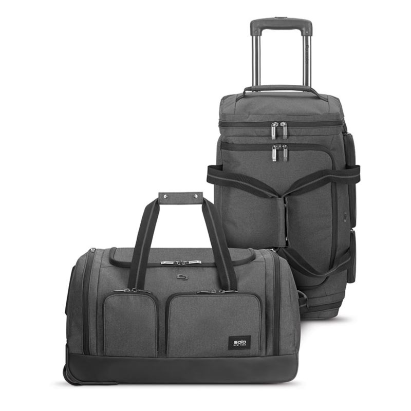 Leroy Rolling Duffel - (Black)